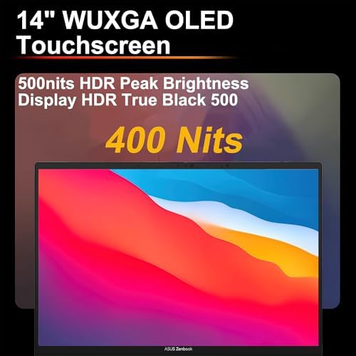 ASUS Zenbook 14 Laptop 14 WUXGA OLED Touch  100  DCI P3  500nits HDR  Intel 16 core Ultra 9 285H  GPU Up to 77 Tops  32GB DDR5 1TB SSD for Designer Business Professional Win11 ICP Hub