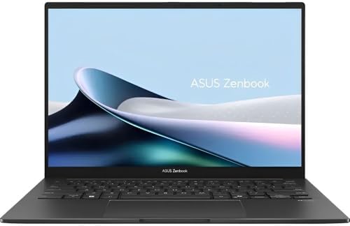 ASUS Zenbook 14 OLED Laptop / 14 WUXGA OLED Touchscreen / 16 Cores Intel Ultra 9 285H / Intel Arc 140T Graphics / 16GB LPDDR5 1TB NVMe SSD/Backlit Keyboard Thunderbolt 4 Wi Fi 7 / Win11 Pro