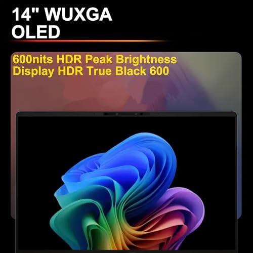 ASUS Zenbook A14 Laptop 14 WUXGA OLED  100  DCI P3  600nits HDR  Qualcomm 8 core Snapdragon X Plus  Up to 45 Tops  16GB DDR5 1TB SSD for Creator Business Professional Win11 ICP Hub