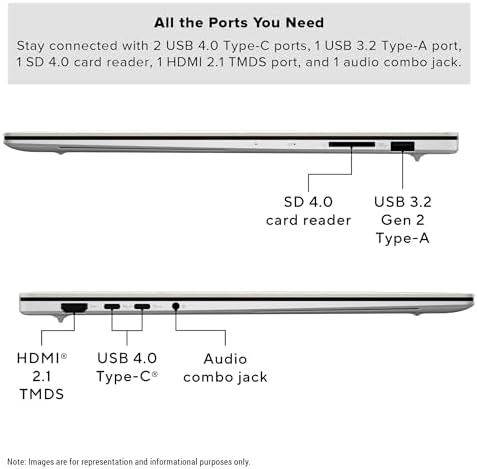 ASUS Zenbook S 16 Laptop  AMD Ryzen AI 9 365  24 GB DDR5 RAM  1 TB PCIe SSD  16  3K Touch Screen  2880x1800   AMD Radeon 880M  W11 Home