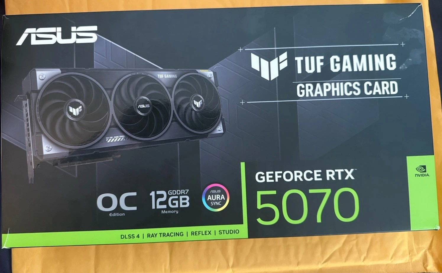 ASUS   TUF Gaming NVIDIA GeForce RTX 5070 OC Edition 12GB GDDR7 Graphics Card