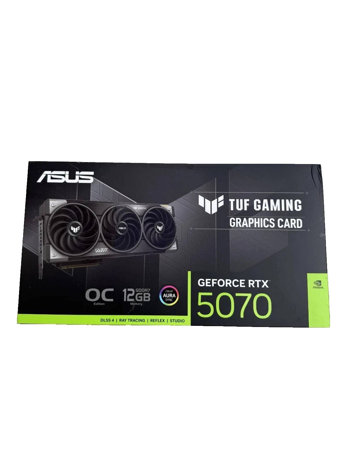 ASUS   TUF Gaming NVIDIA GeForce RTX 5070 OC Edition 12GB GDDR7 Graphics Card