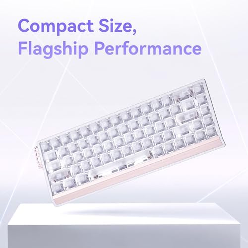 ATK 68 RX Hall Effect Gaming Keyboard  65  68 Key Esports Mechanical  Adjustable Magnetic Actuation 0 005 3 3 mm in 0 001 mm Steps  Tray Mount with Aluminum Plate  Black  Primordial Switch