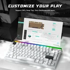 ATTACK SHARK R85 HE Rapid Trigger Keyboard Magnetic Switch with Custom Lightbox