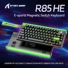 ATTACK SHARK R85 HE Rapid Trigger Keyboard Magnetic Switch with Custom Lightbox