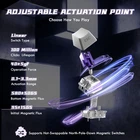 ATTACK SHARK R85 HE Rapid Trigger Keyboard Magnetic Switch with Custom Lightbox