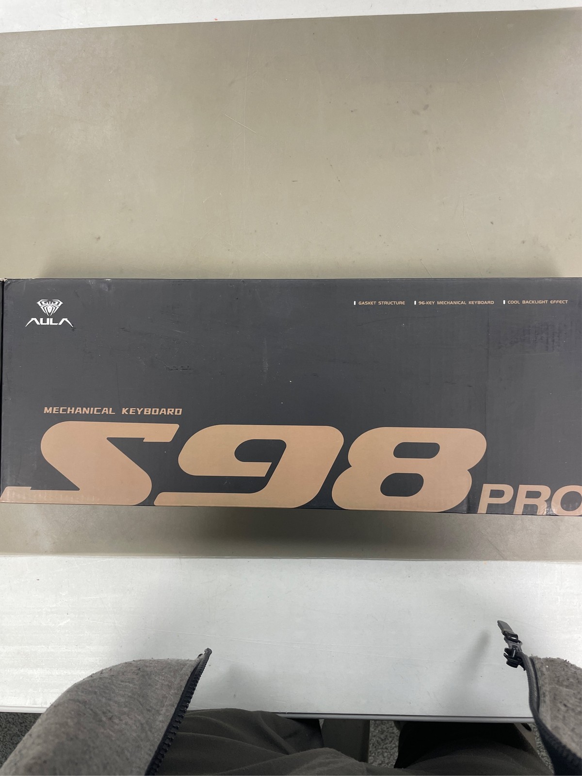 AULA   S98 Pro  96 Key  Wireless  Mechanical Gaming Keyboard  RGB  5 Layer Paddi