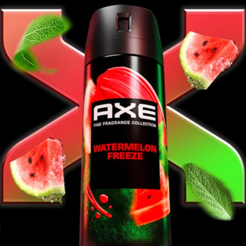 AXE Fine Fragrance Body Spray Variety Pack 4 Pack Touch of Sweetness   Cherry Spritz  Pure Coconut  Black Vanilla  Watermelon Freeze Aluminum Free 4 oz