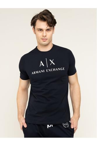 AX Armani Exchange Mens Crew Neck Logo Tee