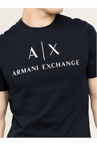 AX Armani Exchange Mens Crew Neck Logo Tee