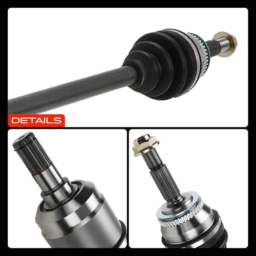 A Premium CV Axle Shaft Assembly Compatible with Hyundai Elantra 2001 2006  Tiburon 2003 2008 & Kia Spectra 2004 2009  Spectra5 2005 2009  L4 2 0L  Manual Transmission  Front Right Passenger Side