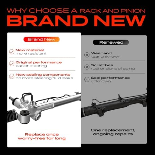 A Premium   Electronic Power Steering Rack and Pinion Compatible with Chevrolet HHR 2006 2007 2008 2009 2010 2011  Replace# 25956916