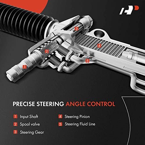 A Premium   Electronic Power Steering Rack and Pinion Compatible with Chevrolet HHR 2006 2007 2008 2009 2010 2011  Replace# 25956916