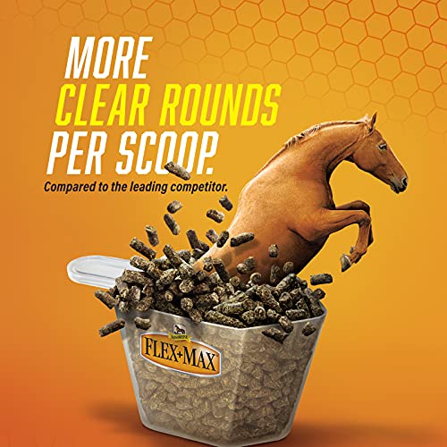 Absorbine Flex Max Horse Joint Supplement Pellets  Highly Palatable  Comprehensive Equine Formula with Glucosamine  MSM  Chondroitin & Flaxseed  10lb Tub / 60 Day Supply