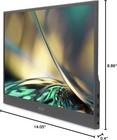 Acer 15 6" Portable Monitor FHD 1920x1080 60Hz 250Nit 6ms Certified Refurbished