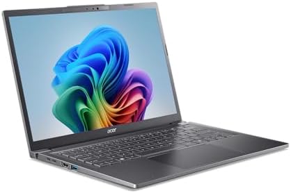 Acer Aspire 14 AI Copilot  PC   14 WUXGA Display   Intel Core Ultra 5 Processor 226V   NPU  Up to 40 Tops   GPU  Up to 53 Tops   Intel ARC 130V   16GB LPDDR5X   512GB SSD   Wi Fi 6E   A14 52M 51S1