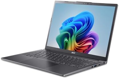 Acer Aspire 14 AI Copilot  PC   14 WUXGA Display   Intel Core Ultra 5 Processor 226V   NPU  Up to 40 Tops   GPU  Up to 53 Tops   Intel ARC 130V   16GB LPDDR5X   512GB SSD   Wi Fi 6E   A14 52M 51S1