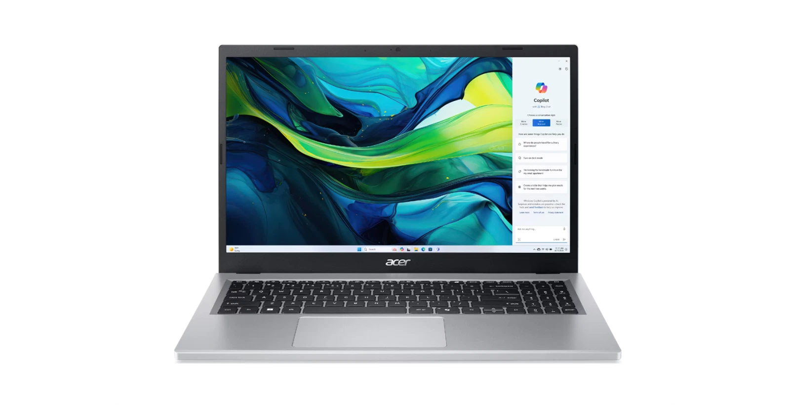 Acer Aspire 15 15 6" Ryzen 5 7520U 7000 Series 8GB 512GB SSD Radeon Win11 Refurb