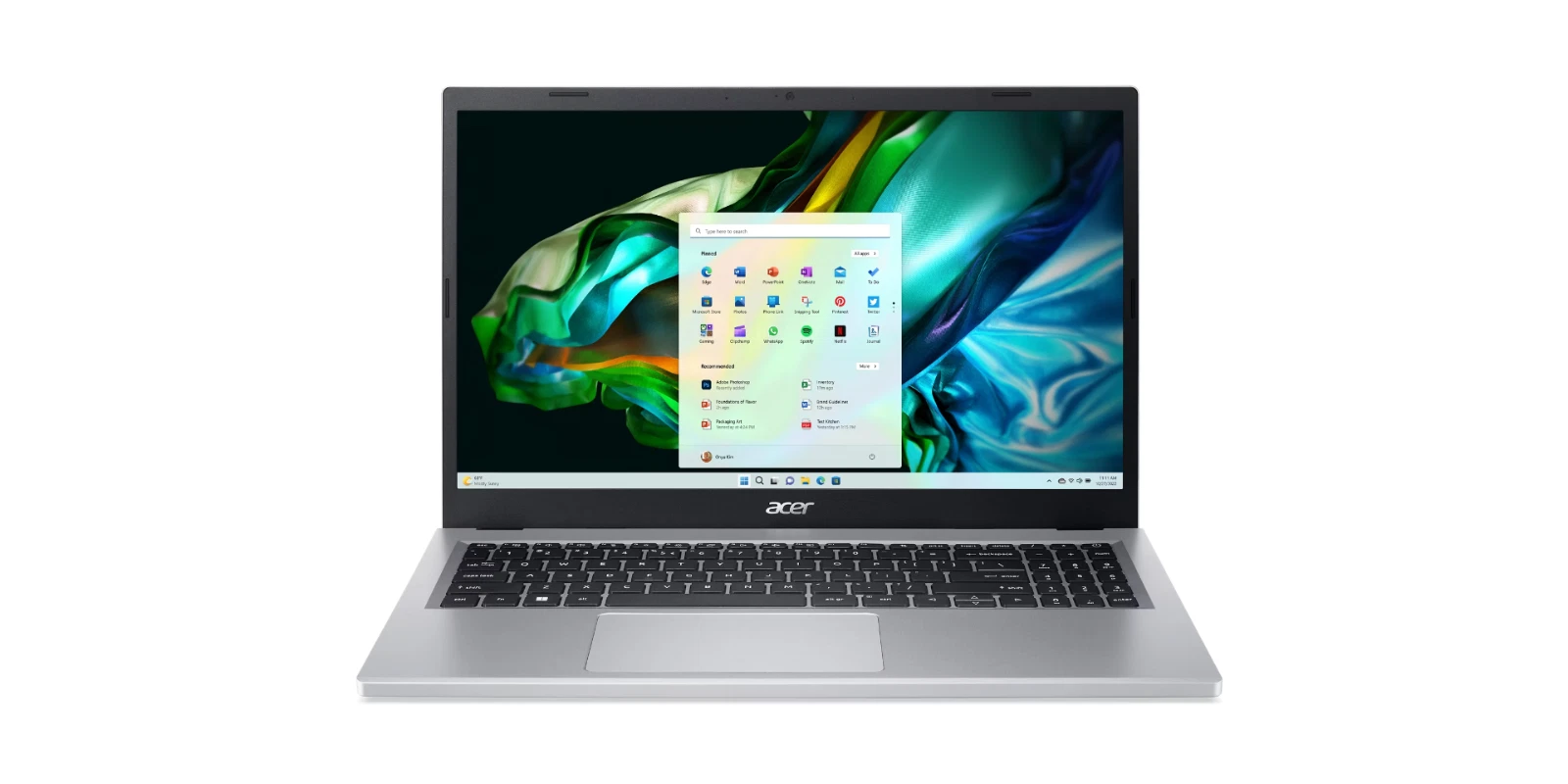 Acer Aspire 3  15 6"Laptop AMD Ryzen3 2 4GHz 8GB 128GB SSD Certified Refurbished
