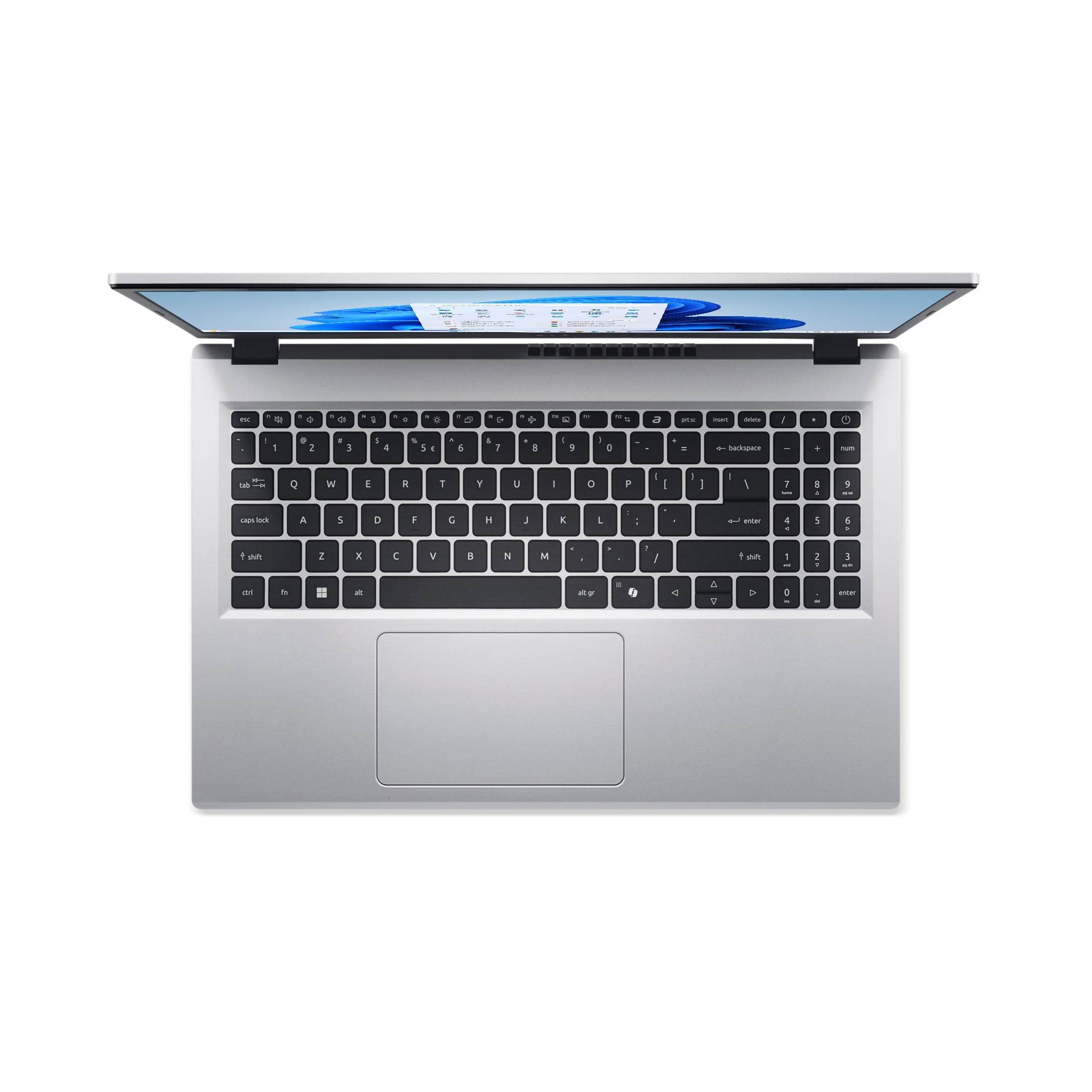 Acer Aspira a Ir 15 6" Portátil FHD IPS con Pantalla Táctil  AMD Ryzen 5 7520U  8GB RAM  512GB SSD  Plata Pura  Nuevo