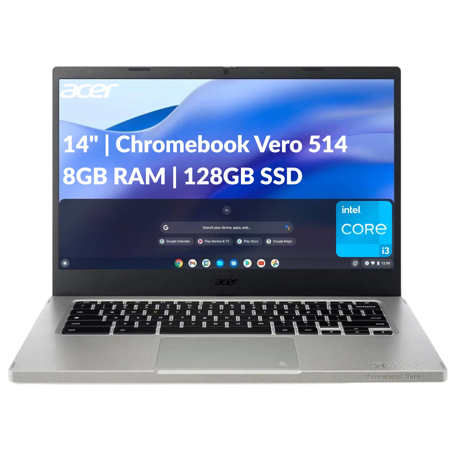 Acer Chromebook Vero 514 14" FHD Core i3 1215U 8GB RAM 128GB SSD Refurbished