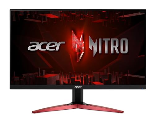 Acer Nitro 23 8 Full HD 1920 x 1080 PC Gaming IPS Monitor   AMD FreeSync Premium   180Hz Refresh   Up to 0 5ms   HDR10 Support   99  sRGB   1 x Display Port 1 2 & 2 x HDMI 2 0   KG241Y M3biip