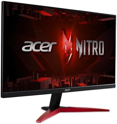 Acer Nitro 23 8 Full HD 1920 x 1080 PC Gaming IPS Monitor   AMD FreeSync Premium   180Hz Refresh   Up to 0 5ms   HDR10 Support   99  sRGB   1 x Display Port 1 2 & 2 x HDMI 2 0   KG241Y M3biip