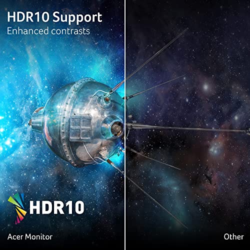 Acer Nitro 27 Inch Full HD 1920 x 1080 ZeroFrame Design Gaming IPS Monitor   AMD FreeSync Premium   200Hz Refresh   Up to 0 5ms   1 x Display Port 1 2 and 2 x HDMI 2 0 Ports   KG271 X1biip