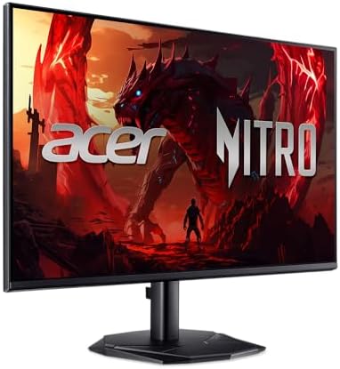 Acer Nitro 27 Inch Gaming Monitor Full HD 1920x1080 IPS ZeroFrame AMD FreeSync 144Hz 1ms VRB sRGB 99  DisplayPort HDMI  Renewed 
