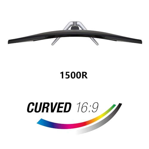 Acer Nitro 27 WQHD 2560 x 1440 1500R Curved PC Gaming Monitor   AMD FreeSync Premium   180Hz Refresh   1ms VRB   VESA Mountable   HDR10   1 x Display Port 1 2 & 2 x HDMI 2 0   EDA270U Pbmiipx