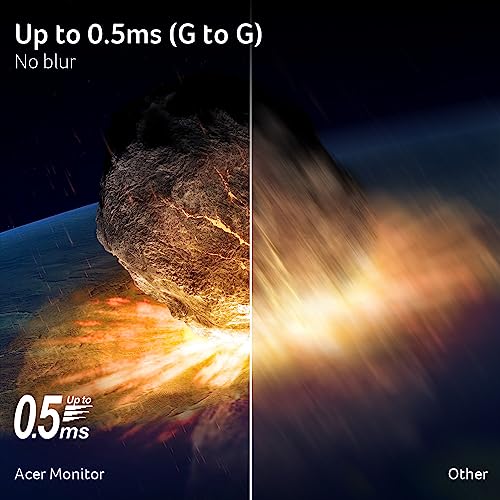 Acer Nitro 27" WQHD 2560x1440 IPS PC Gaming AMD FreeSync Premium | 300Hz | Hasta 0.5ms | 99% sRGB | DisplayHDR 400 | ErgoStand | Montaje VESA | 1 x DP 1.4 y 2 x HDMI 2.1 | XV272FU 3bmiipr X