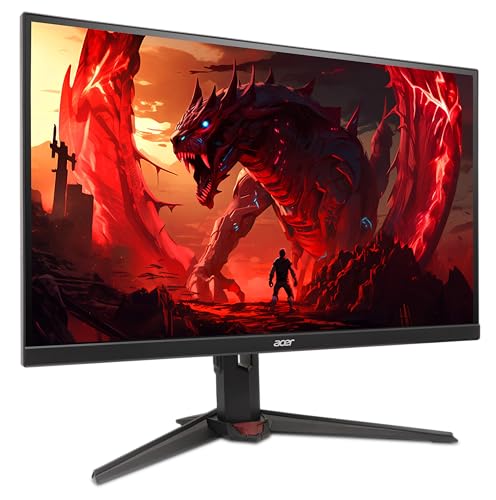 Acer Nitro 27" WQHD 2560x1440 IPS PC Gaming AMD FreeSync Premium | 300Hz | Hasta 0.5ms | 99% sRGB | DisplayHDR 400 | ErgoStand | Montaje VESA | 1 x DP 1.4 y 2 x HDMI 2.1 | XV272FU 3bmiipr X