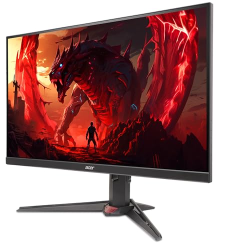 Acer Nitro 27" WQHD 2560x1440 IPS PC Gaming AMD FreeSync Premium | 300Hz | Hasta 0.5ms | 99% sRGB | DisplayHDR 400 | ErgoStand | Montaje VESA | 1 x DP 1.4 y 2 x HDMI 2.1 | XV272FU 3bmiipr X