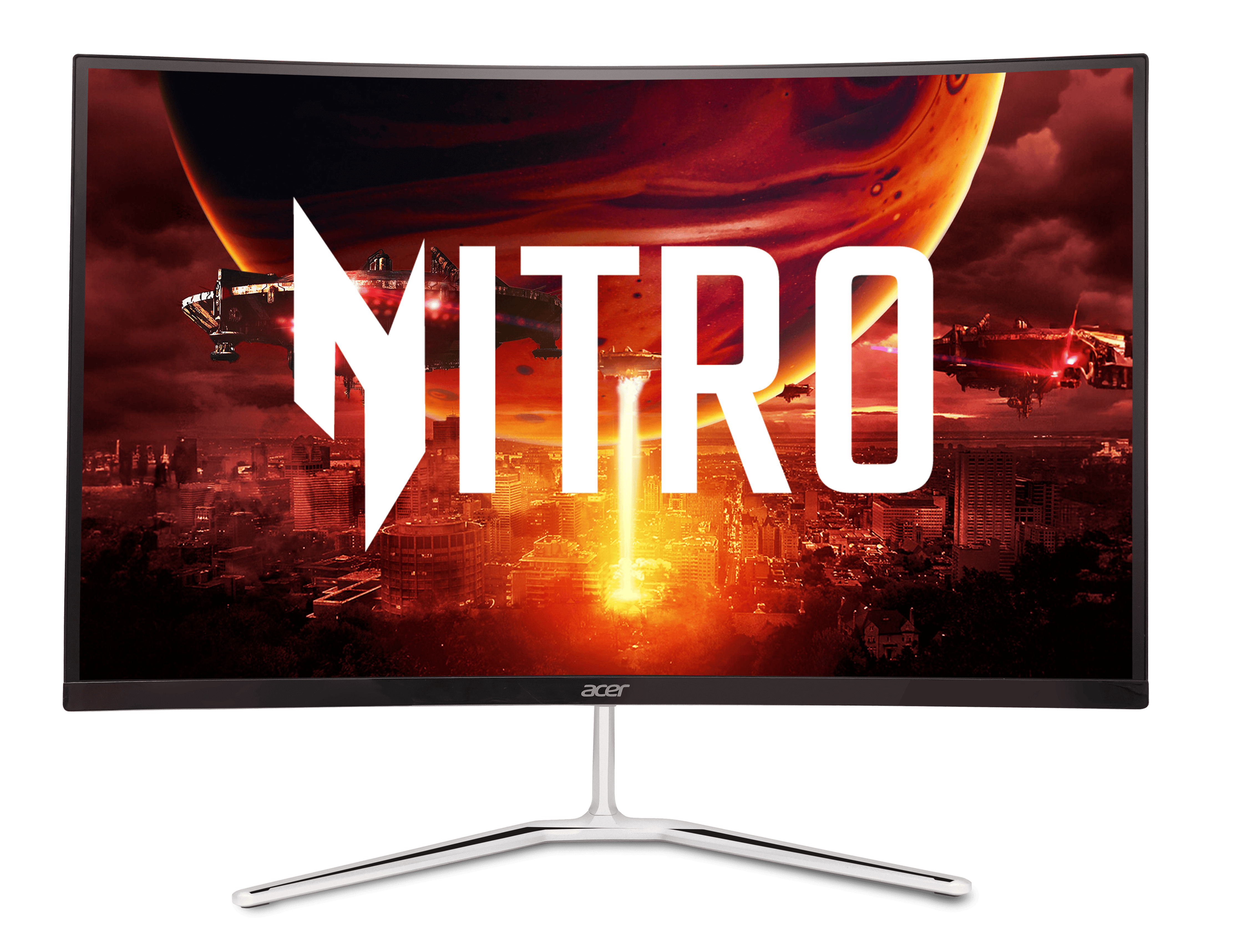 Acer Nitro 27  Curved Full HD  1920 x 1080  Widescreen VA Gaming Monitor with AMD FreeSync Premium Technology  280Hz  1ms VRB   EDA270 ZBMIIPX