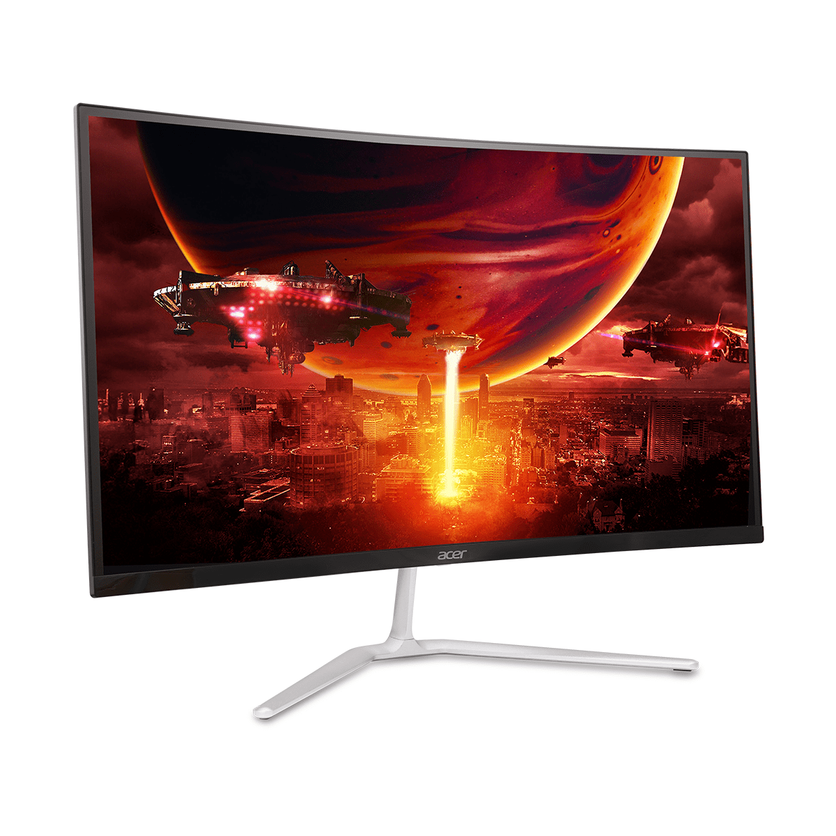 Acer Nitro 27  Curved Full HD  1920 x 1080  Widescreen VA Gaming Monitor with AMD FreeSync Premium Technology  280Hz  1ms VRB   EDA270 ZBMIIPX