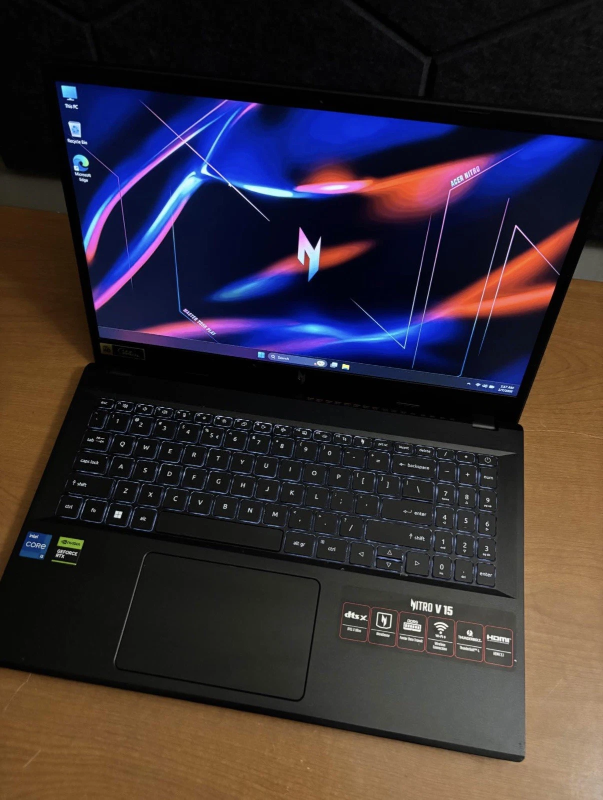 Acer Nitro V 15 Gaming Laptop 15 6" 144Hz i5 13420H RTX 2050 8GB DDR5 512GB SSD