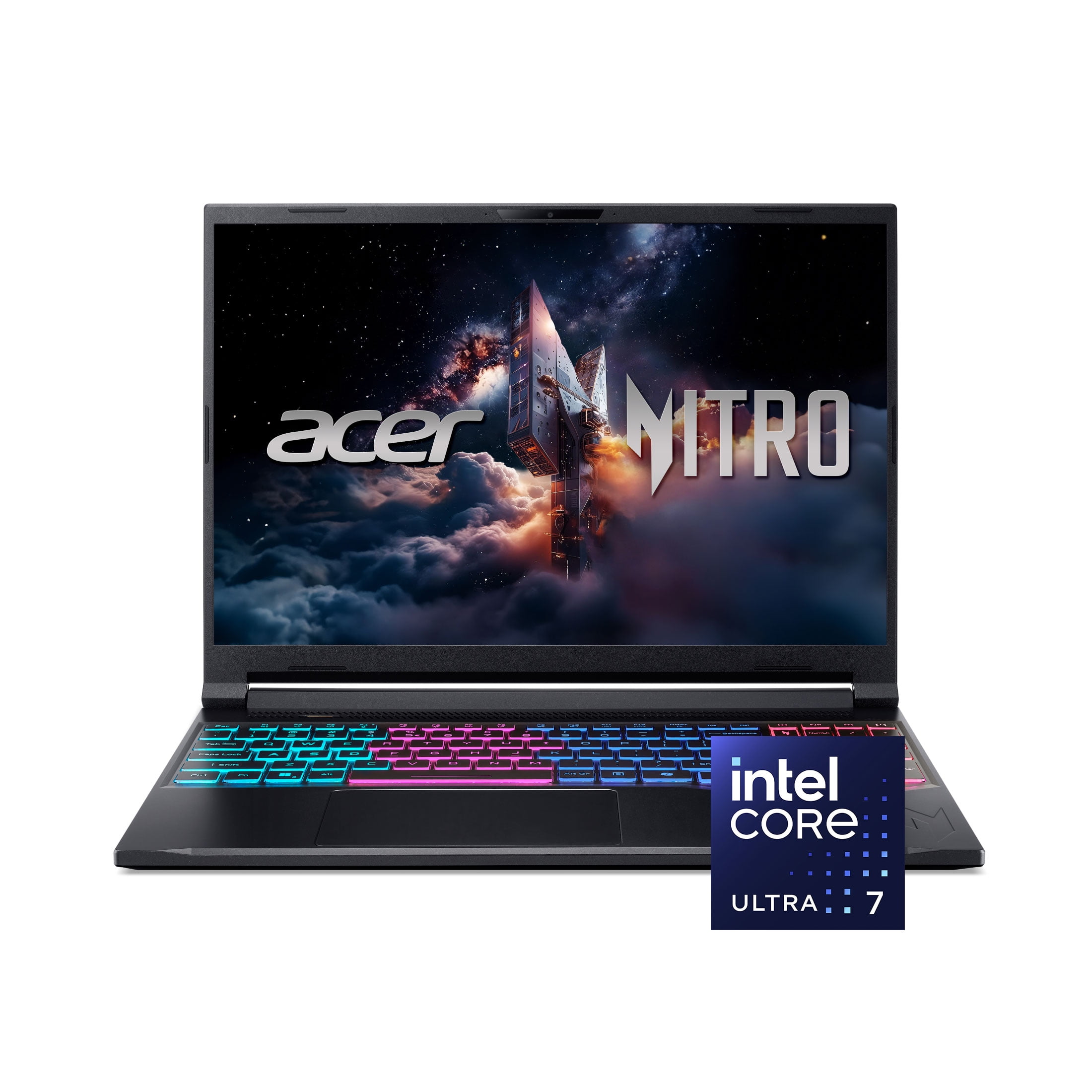 Acer Nitro V 16S 16  WUXGA IPS 180Hz Gaming Laptop  Intel Core 7 processor 240H  NVIDIA GeForce RTX 5060 with 8GB GDDR7 VRAM  16GB RAM  1TB PCIe Gen 4 SSD  Obsidian Black