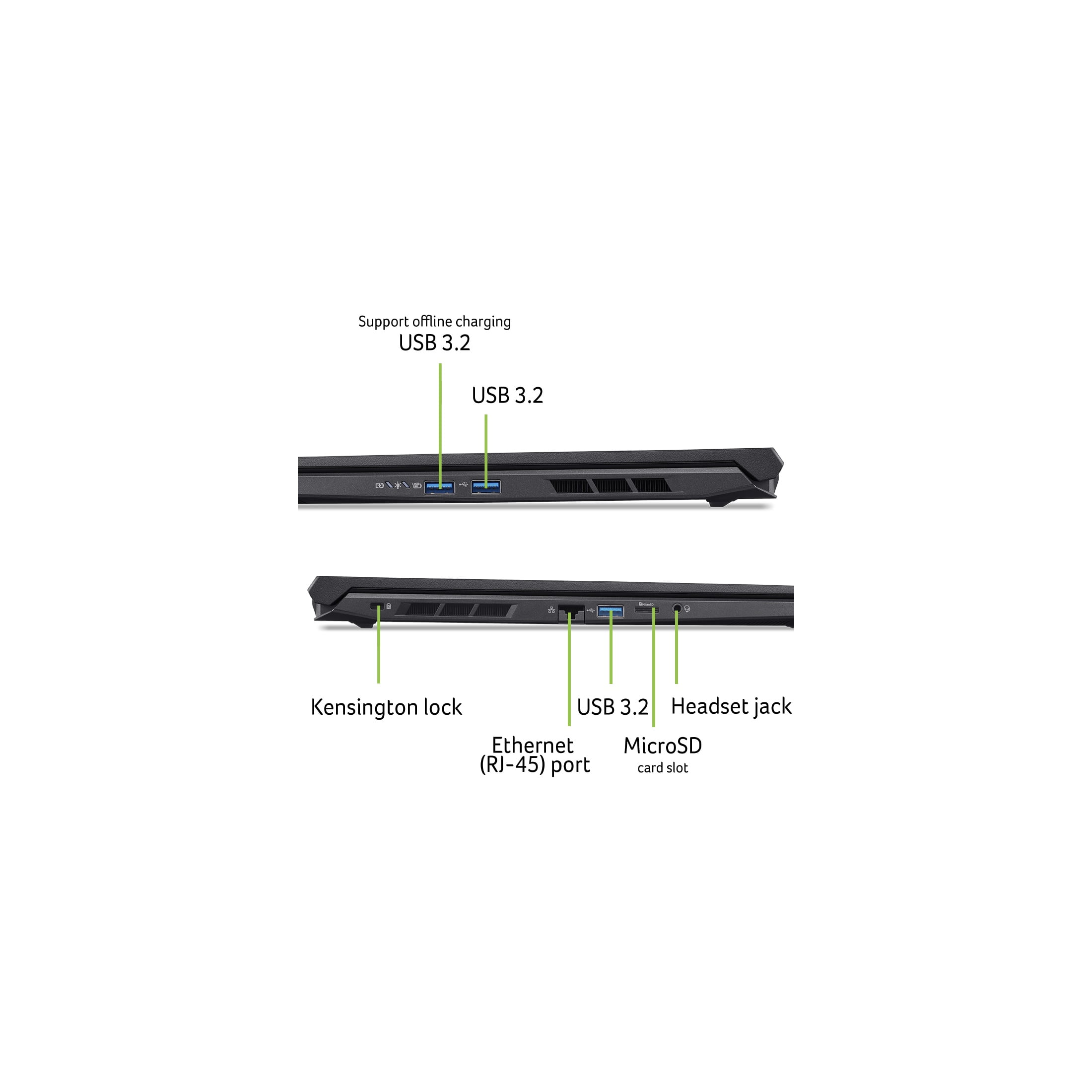 Acer Nitro V 16 AI 16  WUXGA IPS 180Hz Gaming Laptop  AMD Ryzen AI 5 240 Processor  NVIDIA GeForce RTX 5050 with 8GB GDDR7 VRAM  16GB RAM  512GB PCIe Gen 4 SSD  Obsidian Black