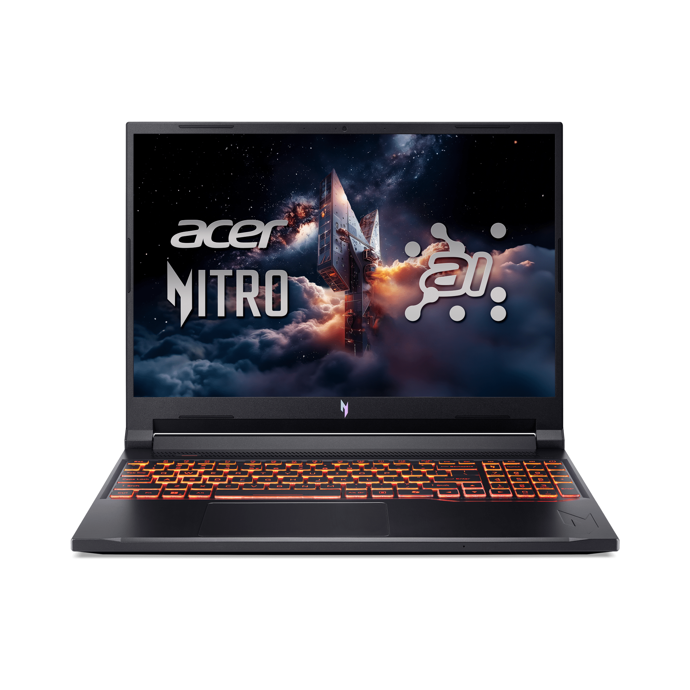 Acer Nitro V 16 AI WUXGA (1920 x 1200) IPS 180Hz Portátil para Juegos AI PC, Procesador AMD Ryzen 5 240, Nvidia GeForce rtxTM 5050 8GB GDDR7 VRAM, 16GB RAM, 512GB SSD, Obsidiana Negra