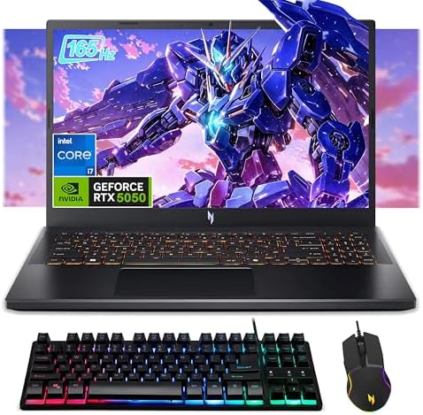 Acer Nitro V Gaming Laptop   Intel Core i7 13620H Processor   NVIDIA GeForce RTX 4050 Laptop GPU   15 6 FHD IPS 165Hz Display   16GB DDR5   1TB Gen 4 SSD   Wi Fi 6   Backlit KB   ANV15 52 76NK