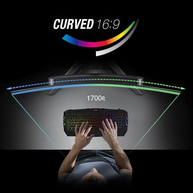 Acer Predator Gaming Monitor   31 5 UHD 3840 x 2160 OLED   AMD FreeSync Premium Pro   165Hz   0 03ms   VESA DisplayHDR True Black 400   DCI P3 99    Display Port 1 4 & 2 x HDMI 2 1   X32 V2bmiiphx