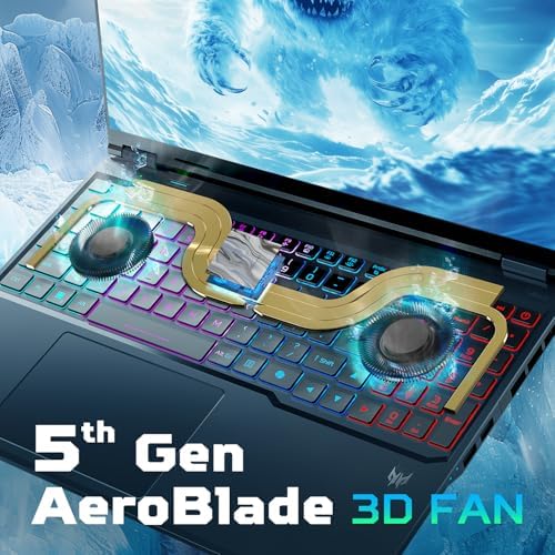 Acer Predator Helios Neo 16 WQXGA 240Hz AI Gaming Laptop Intel Core Ultra 9 275HX 16GB RAM 1TB SSD NVIDIA GeForce RTX 5070Ti Graphics Abyssal Black