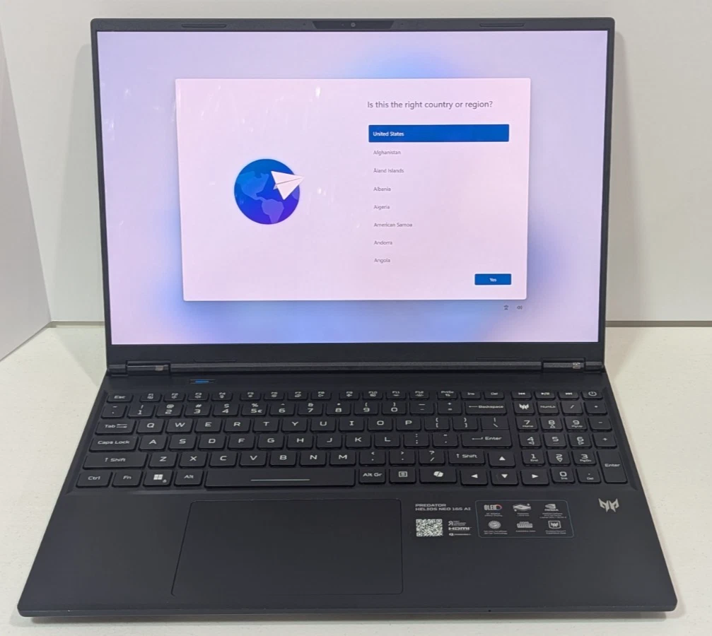 Acer Predator Helios Neo 16S Intel Ultra 9 275HX 32GB RAM NVIDA GeForce 5070 Ti