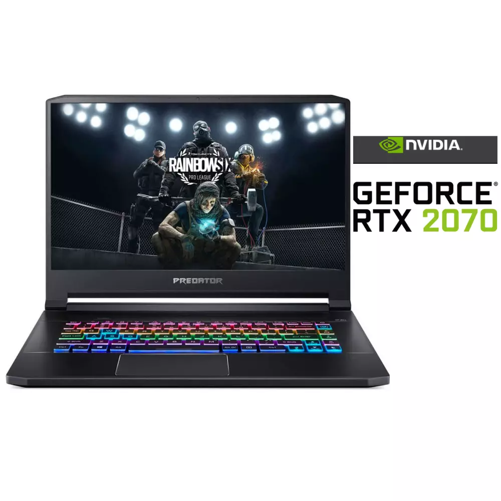 Acer Predator Triton 500 - 15,6 pulgadas, 16 GB, 1 TB, NVIDIA GeForce RTX 2070, buen estado