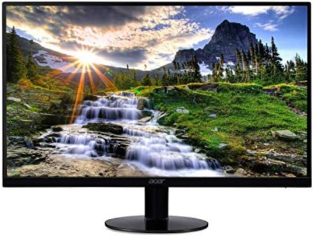 Acer SH272 G0bih 27 IPS Full HD  1920 x 1080  Ultra Thin Gaming Office Monitor   Adaptive Sync Support  FreeSync Compatible    Up to 120Hz Refresh   1ms  VRB    Adjustable Stand   HDMI & VGA Ports