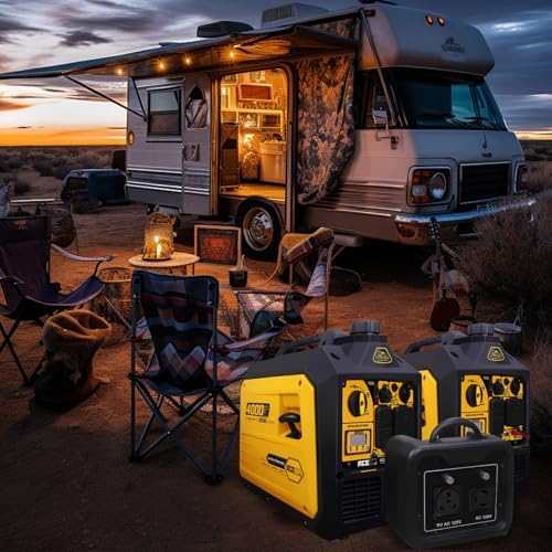 Aceup Energy 4000 Watt Inverter Generator Portable 149cc  Gas Powered Generator Quiet for Home  RV Ready  EPA Compliant