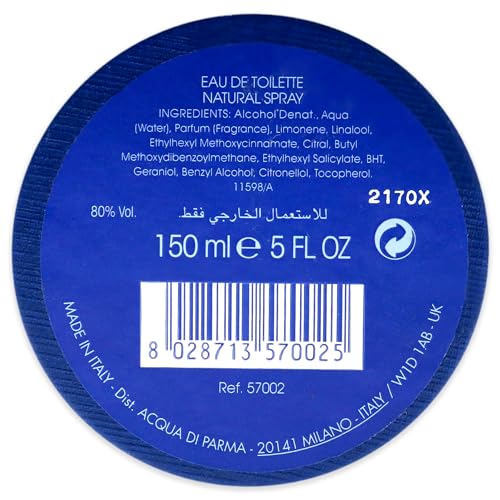 Acqua Di Parma Blue Mediterraneo Arancia Di Capri Eau De Toilette Spray for Men  5 Ounce