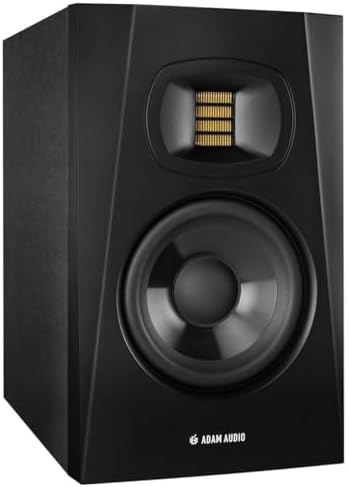 Adam Audio Professional T Series T5V 5 70W 2 Way Active Nearfield Monitor  Pair  Bundle with T10S 10 130W Subwoofer
