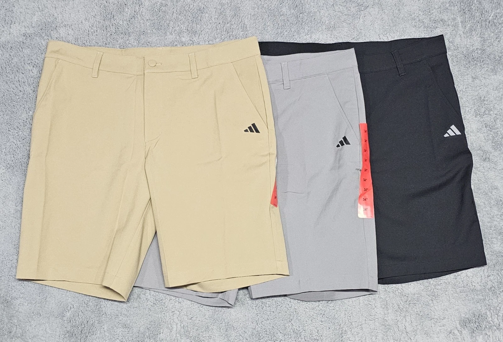 Adidas Adi Golf Shorts JZ7681 Men s 30 32 34 36 38 Black Gray Beige New nwt