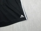 Adidas Climalite Running Shorts Mens Large Black White 3 Stripes Gym Training